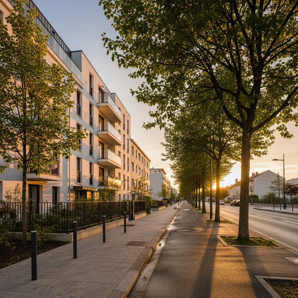 Façade de l'agence Procity Immobilier située rue Ordener à Paris