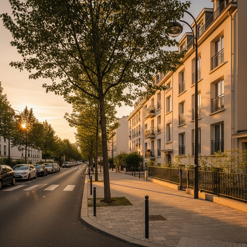 Graphique du baromètre immobilier en Île-de-France pour l'année 2026