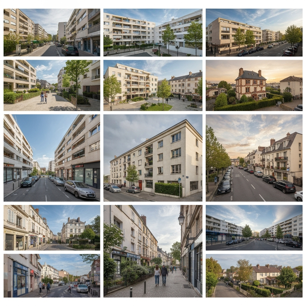 Graphique montrant le calcul du prix au mètre carré à Paris