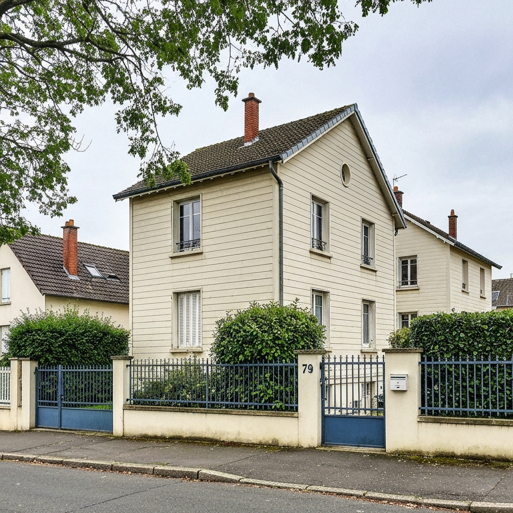 Vue aérienne d'un appartement à Colombes