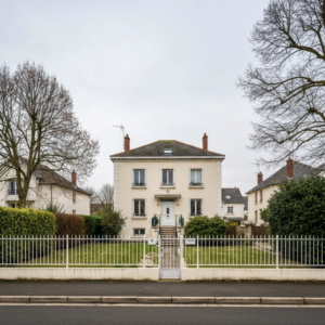 Vue aérienne de Paris avec des immeubles résidentiels