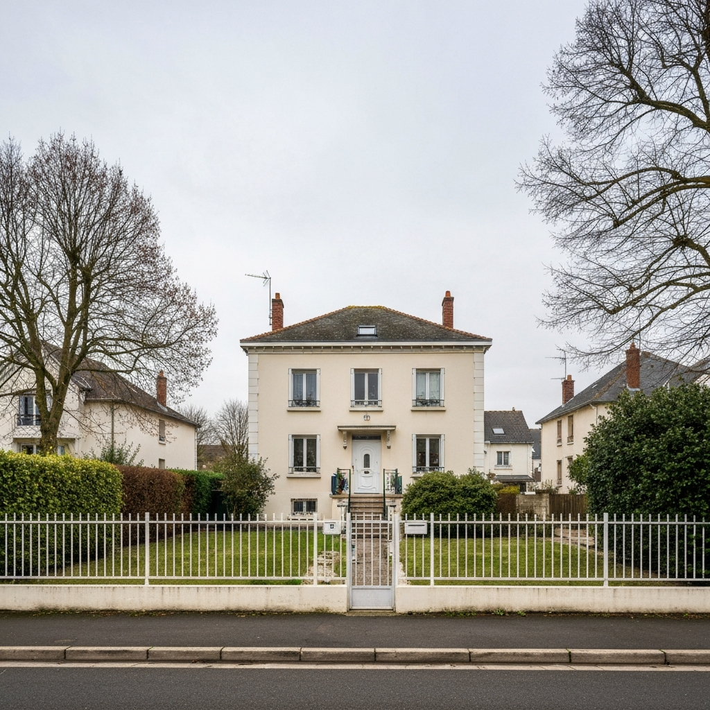 Vue aérienne de Paris avec des immeubles résidentiels
