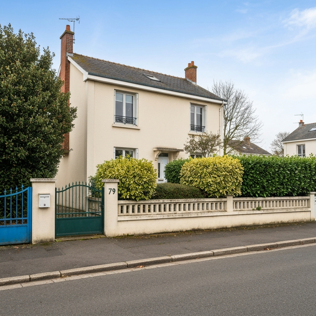 Vue d'une maison dans les Yvelines pour estimation immobilière